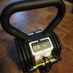 Kettle bell 5 to 20 pounds