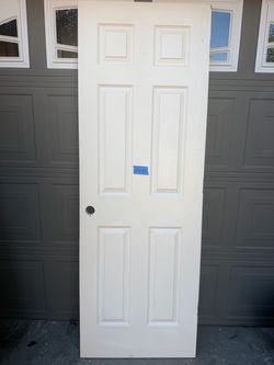 Interior Doors 27 3/4” X 80” L 27 3/4” X 79 1/4”. R