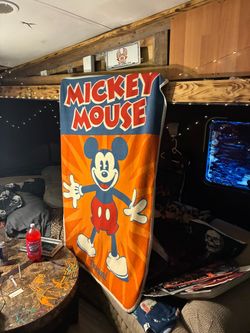 Vintage Disneyland Mickey Mouse Beach Towel