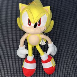 Super Sonic The Hedgehog Plush 