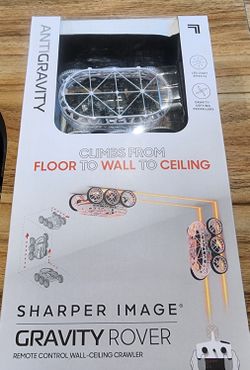 Sharper Image Gravity Rover Remote Control Wall-Ceiling Crawler