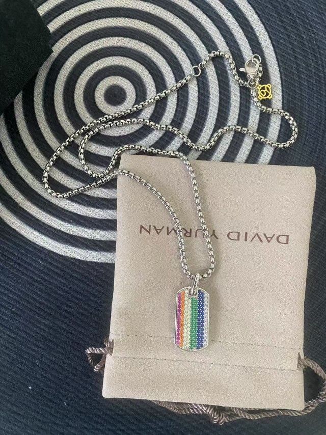 David Yurman dog collar pendant