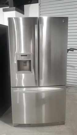 Kenmore 3-Door Stainless Steel Fridge
