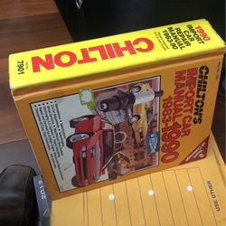 Chilton Import Car Manual 1983-1990
