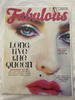 Madonna Fabulous Magazine August 2018 issue
