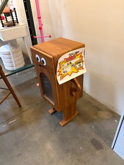 Novelty Wood Cabinet with Character Face Design