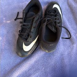 Nike Vapor Cleats Black And White Size 5