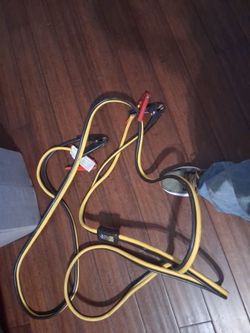 DURALAST 2 GAUGE HEAVY DUTY JUMPER CABLES LIKE NEW ASKING $20