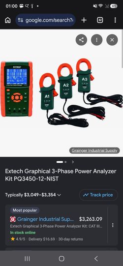 3 phase power analizer