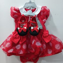 Baby Disney Minnie Mouse Dress Size 18-24 Months 