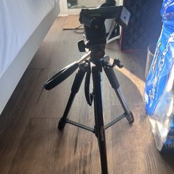 Tripod Camera Tripods, 74" Tripod for Camera Phone Video Recording, Heavy Duty Cameras Tripod Stand, Professional Travel DSLR Tripods 