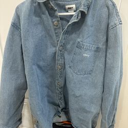 Obey Denim Jacket Size-L 