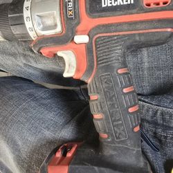 Blackened decker drill no charger