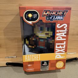 Ratchet And Clank Pixel Pals Light Up LED Figure