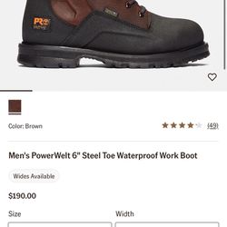 Timberland Pro Work Boots 