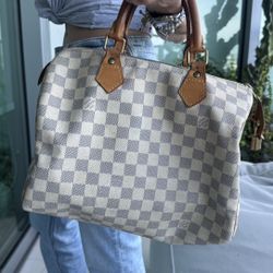 👜 Louis Vuitton Speedy 30 Damier Azur – Authentic & Like New!