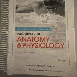 Anatomy And Physiology Fifteenth Edition By Gerard Totora 