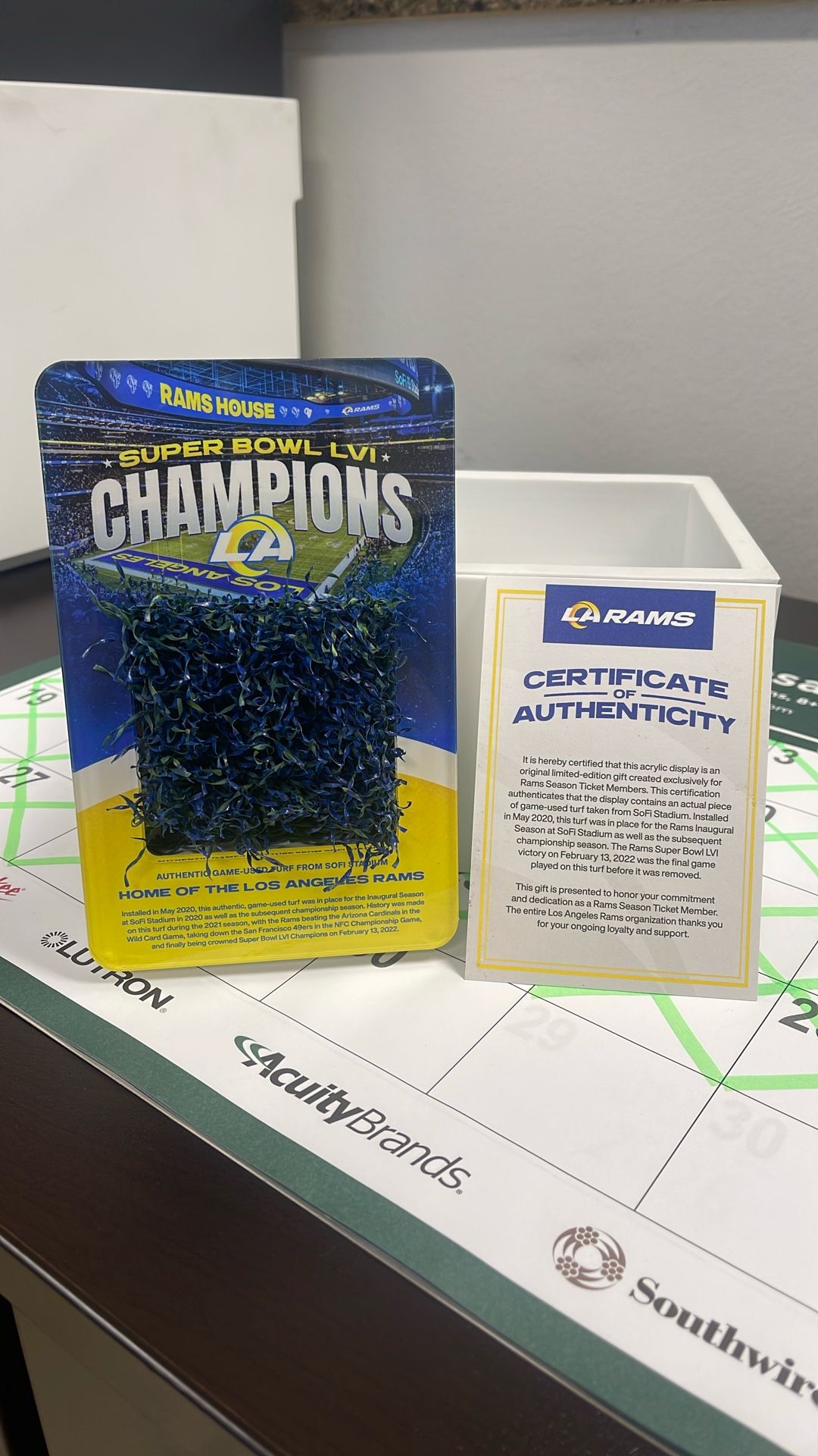 Los Angeles Rams Superbowl LVI Championship Turf