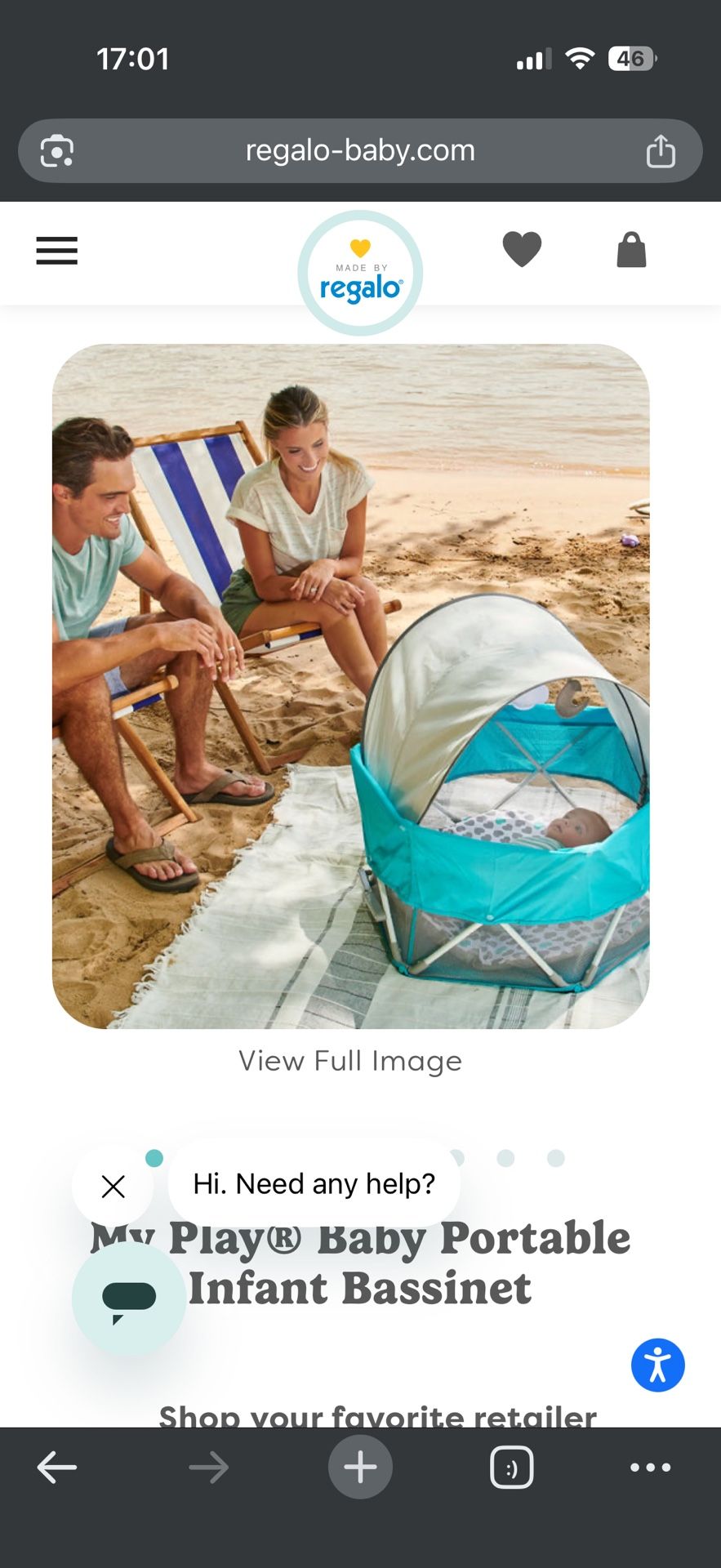 Portable infant Bassinet