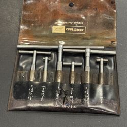Vintage Craftsman Commercial Telescoping gages 6 pc set 9-4027 see details Plastic case in terrible shape with cracked plastic/stains etc. The telesco