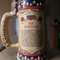 Joe Montana Collector Stein