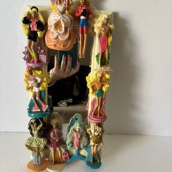 One Of A Kind Handmade Barbie Mirror Made With 1992 McDonald’s Barbie Toys