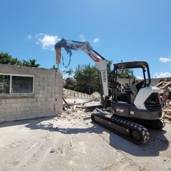 Excavator Demolition 