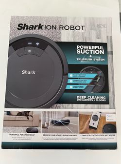 New- Shark RV722 ION WiFi Robot Vacuum, Power Suction & Tri-Brush System