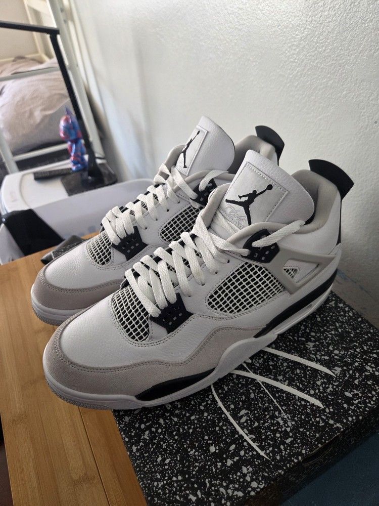 jordan 4 military black sz 13