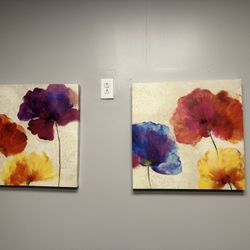 Set Of 2 Floral Photos 