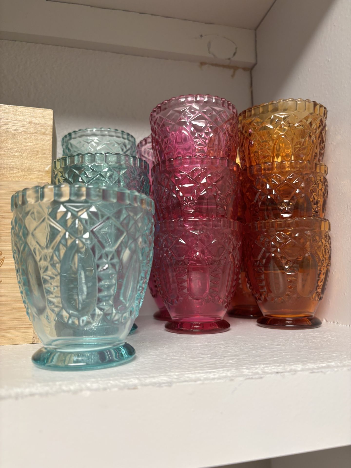 Glass Cups And/or Candle Holders