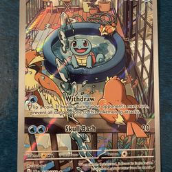 Pokémon Squirtle 148/142 SV07: Stellar Crown Full Art Holo Illustration Rare