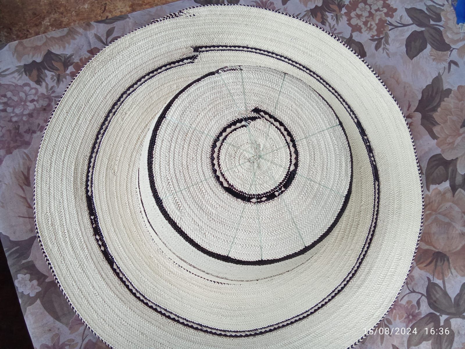 Sombrero Pintado Fino De Panama