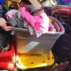 Big Box Of Baby Girl Clothing Up To 24 M