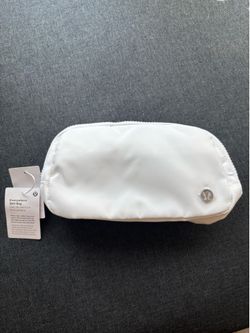 White Lululemon crossover bag