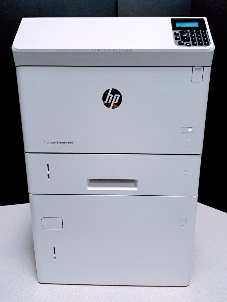 Laser Printer DUAL-TRAY || Hp LaserJet Enterprise M604 || Printing Speed Up To 52ppm || Extra-Tray Capacity 1,500 Paper-Sheets || USB2.0 || Ethernet |