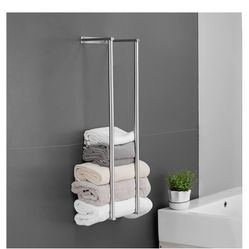Towel Rack Brushed Nickel Wall Mount 