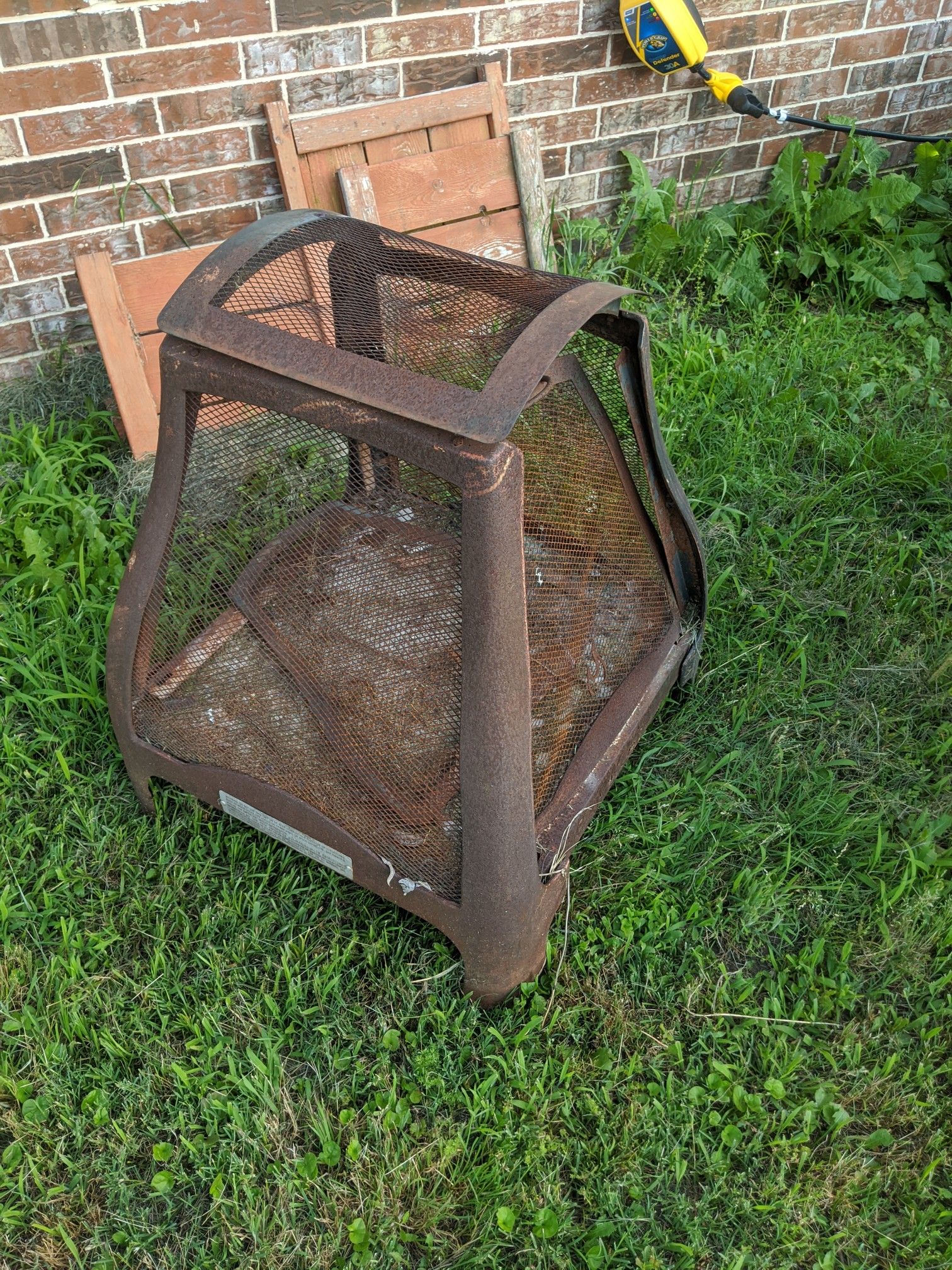 Fire pit.