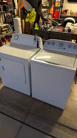 Amana Dryer and Whirlpool Washer Set