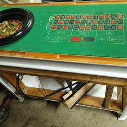 Blackjack Table,Craps, Roulette Table $70$