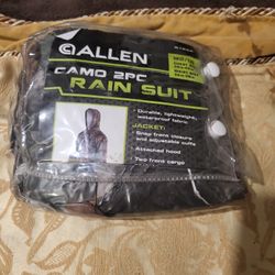 ALLEN CAMO 2PC RAIN SUIY
