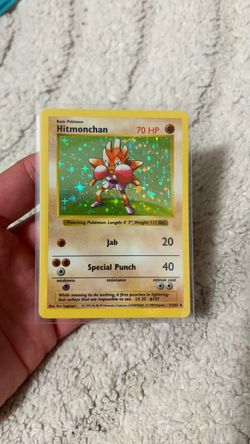 1999 Shadowless Hitmonchan #7 Holo - NM