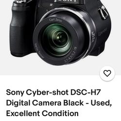 SONY Cypher-shot DSC-H7 W/ Case