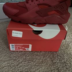 Nike Red Huaraches Size 13 Brand New