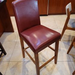 Red Bar Stools $30 Each 4 Available 