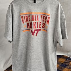 Men's Captivating Virginia Tech Hokies Heather Grey T-Shirt Sizes LARGE & 2XL
