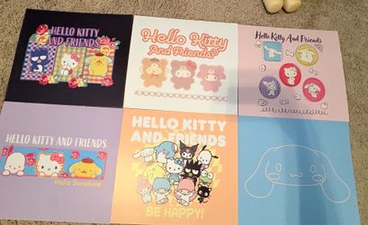 Hello kitty and chiikawa posters