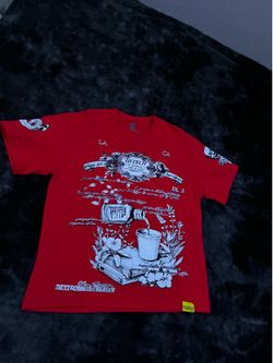 Red men’s shirt