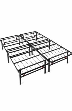 14” KING FOLDABLE BED FRAME👇CROSSROADS 👇