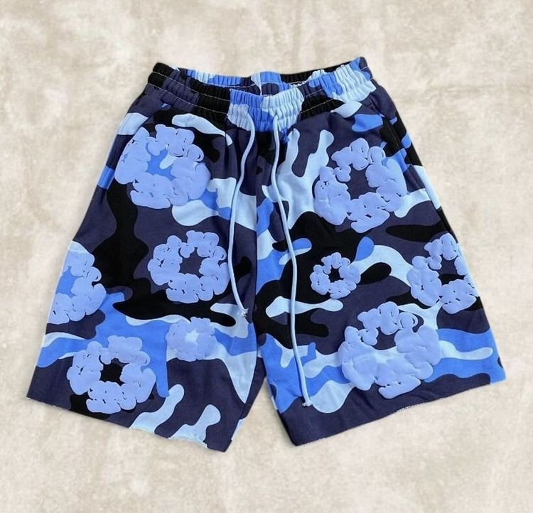 Denim Tears Shorts Blue Camo